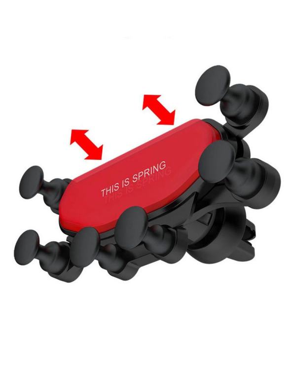Дополнительное изображение книги «Car holder - gravity SPRING from 4,7’ air vent mount black»