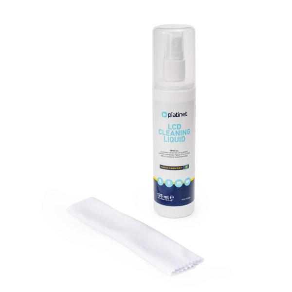 Platinet PFS-PCK06 Hабор Жидкость для Чистки Мониторов LCD | TFT  + Ткань Nano 125 мл