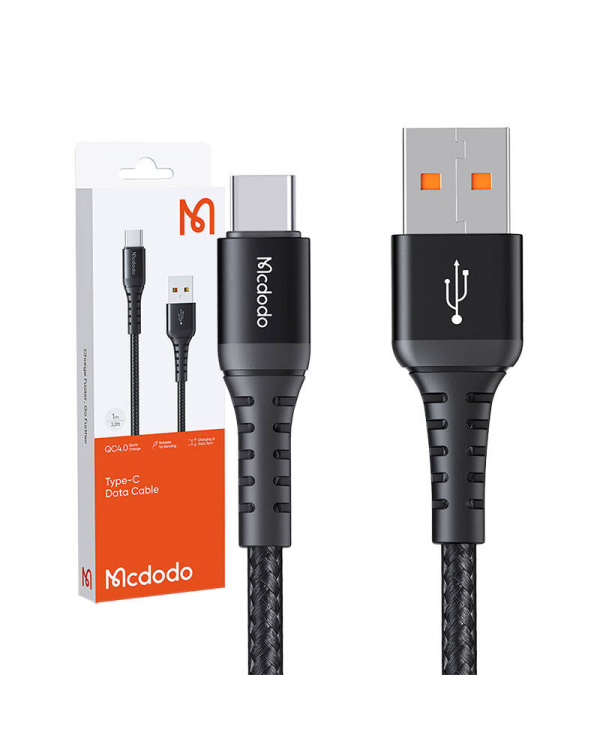 Mcdodo CA-2273 Кабель USB-A - USB-C, 60 Вт, 3 м (черный)