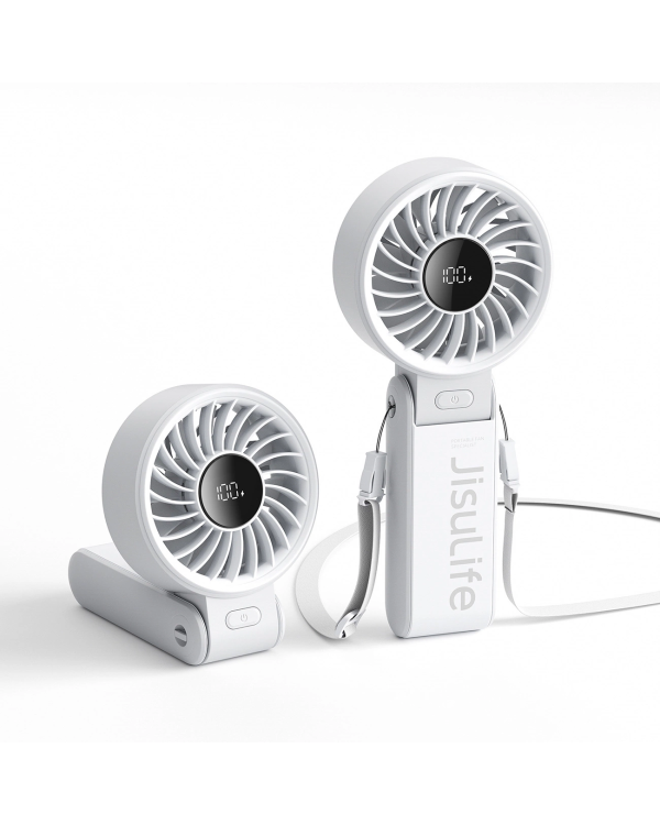 Портативный USB-вентилятор Jisulife Handheld Fan Life7 3600mAh - серый