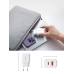Joyroom JR-TCF05 20W USB-C | USB-A Fast Dual Port Wall Charger - White + USB-C - Lightning 1m