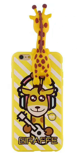 Fusion Giraffe Back Case Силиконовый чехол для Apple iPhone X / XS Желтый