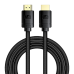 Обложка книги «Baseus HDMI 2.1 cable 8K 60 Hz 48 Gbps / 4K 120 Hz / 2K 144 Hz 3D eARC QMS Dynamic HDR VRR ALLM 2 m black (CAKGQ-K01)»