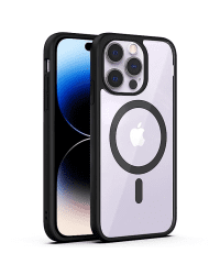 Fusion MagSafe Matt силиконовый чехол для Apple iPhone 15 Pro Max черный