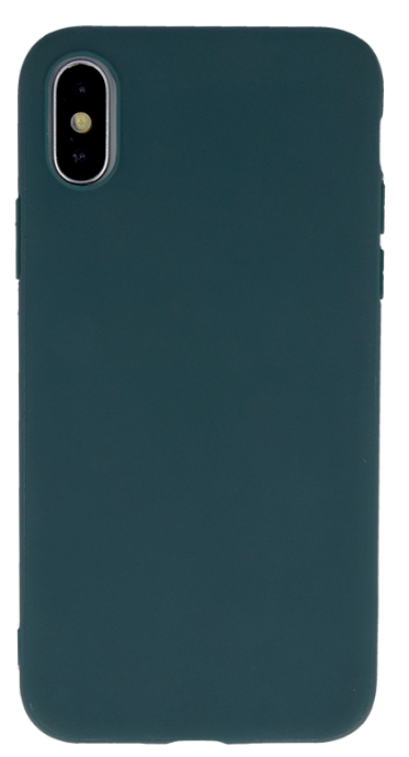 Fusion Soft Matte Back Case силиконовый чехол для Samsung G991 Galaxy S21 5G темно зеленый