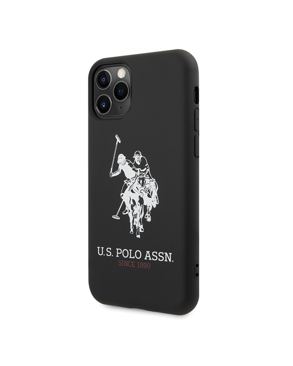 Силиконовая коллекция US Polo USHCN65SLHRBK iPhone 11 Pro Max czarny|black