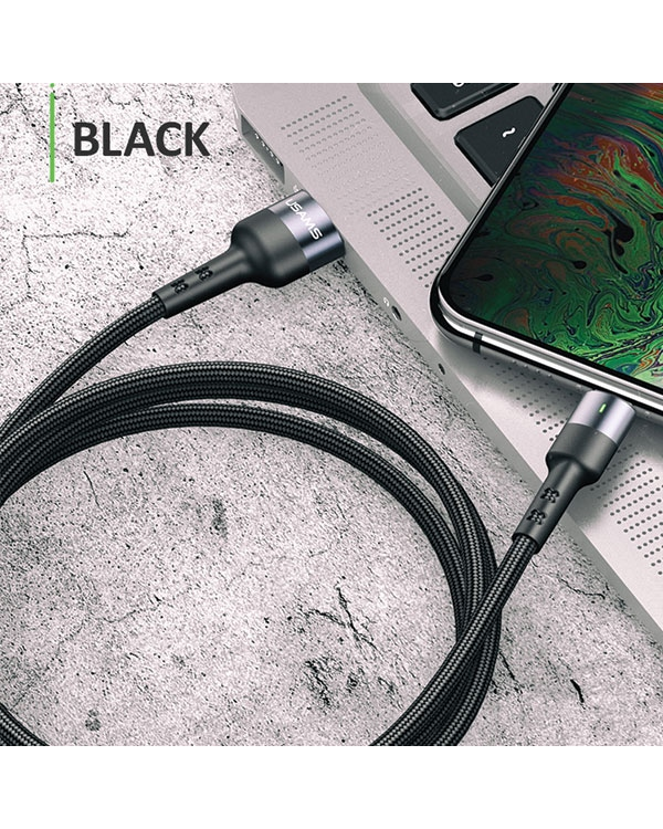 Дополнительное изображение книги «USAMS Kabel pleciony U26 USB-C 1m 1szt. for set 3A Fast Charging czarny|black SJ313TC01 (US-SJ313)»