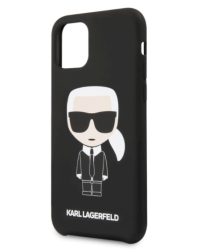 Karl Lagerfeld KLHCP12SSLKHBK Head Cover Чехол для Apple iPhone 12 Mini Черный