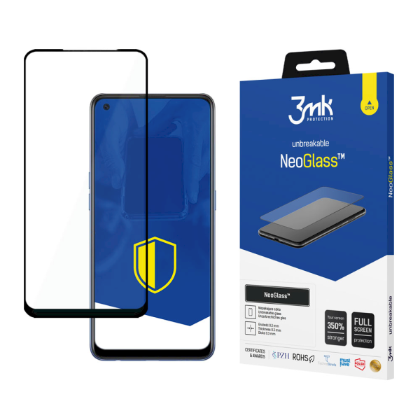 Обложка книги «Oppo A74 5G/A54 5G Black - 3mk NeoGlass™ screen protector»