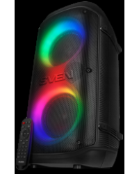 SVEN PS-800  black  power output 2x50W (RMS)  TWS  Bluetooth  FM  USB  microSD  LED-display  lithium battery  SV-021511