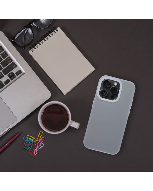 Fusion Candy Силиконовый чехол для Apple iPhone 16 Pro серый
