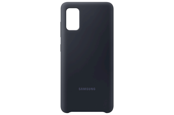 Обложка книги «EF-PA415TBE Samsung Silicone Cover for Galaxy A41 Black (Damaged Package)»