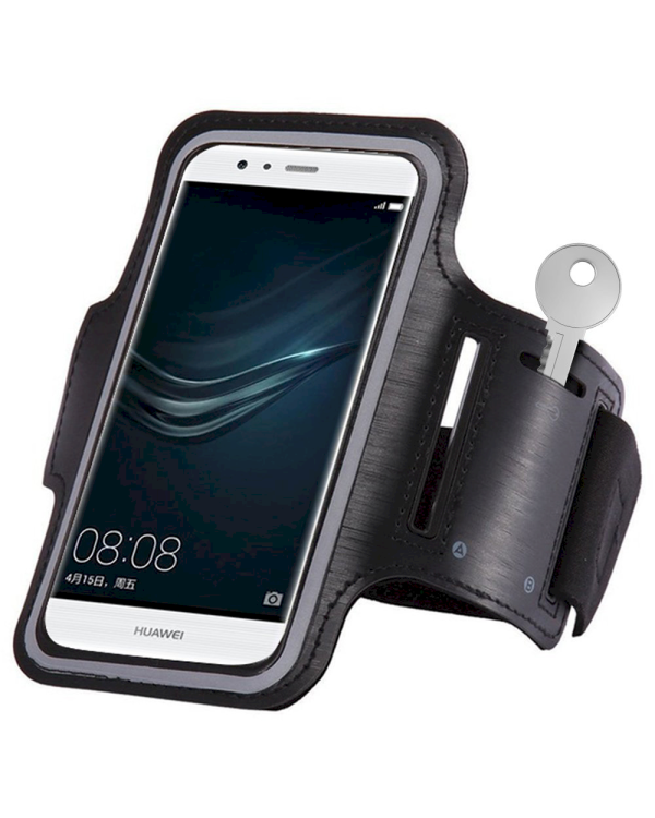 Universal Running Armband for 6" Smartphones black