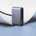 Адаптер-переходник Ugreen USB - HDMI 1.3 (1920 x 1080 @ 60Hz) + VGA 1.2 (1920 x 1080 @ 60Hz) серый (CM449)