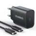 Обложка книги «Choetech fast PPS Power Delivery 25W 3A wall charger + USB Type C cable 2m black (PD6003)»