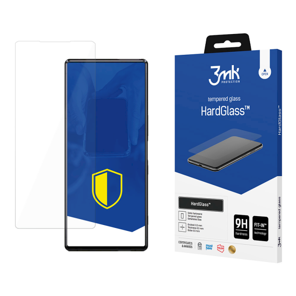 Обложка книги «Sony Xperia 1 III 5G - 3mk HardGlass™ screen protector»