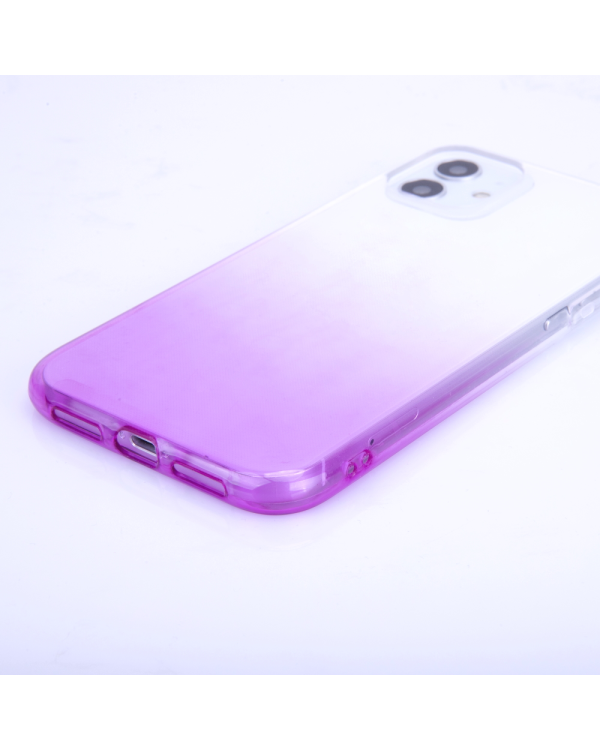 Fusion Gradient case силиконовый чехол для Samsung A536 Galaxy A53 5G прозрачно - фиолетовый