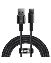 Baseus Tungsten Gold Cable USB to USB-C, 100W, 2m (black)