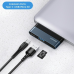 USAMS Adapter HUB USB 3.0|USB-C|Micro SD szary|grey SJ491HUB01 (US-SJ491) USAMS Adapter HUB USB 3.0|USB-C|Micro SD szary|grey SJ491HUB01 (US-SJ491)