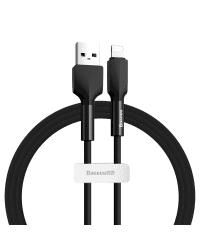 Baseus durable USB - Lightning cable 2,4 A 1 m 480 Mbps black (CALGJ-01)