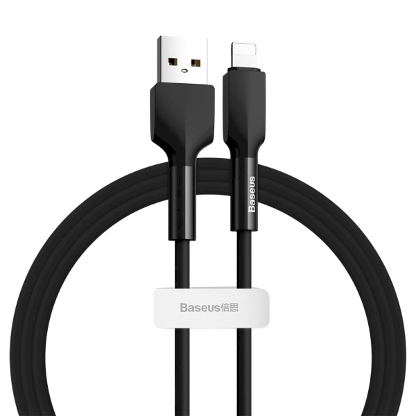 Обложка книги «Baseus durable USB - Lightning cable 2,4 A 1 m 480 Mbps black (CALGJ-01)»