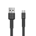 Remax Armor Series flat USB / USB Type C cable 5V 2.4A black (RC-116a)