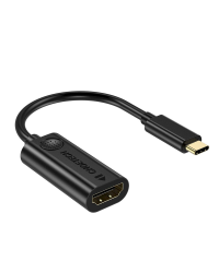 Choetech unidirectional cable adapter USB Type C Thunderbolt 3 (Male) to HDMI 2.0 4K@60Hz (female) black (HUB-H04BK)