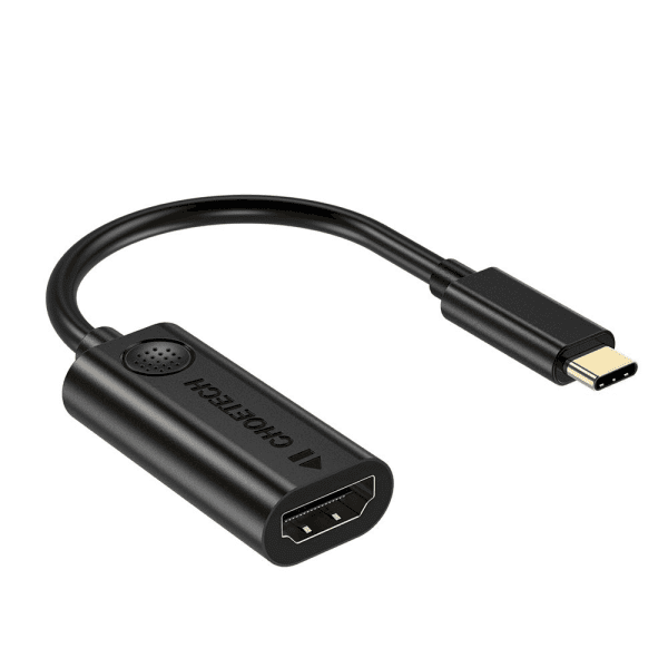 Обложка книги «Choetech unidirectional cable adapter USB Type C Thunderbolt 3 (Male) to HDMI 2.0 4K@60Hz (female) black (HUB-H04BK)»