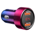 Автомобильное зарядное устройство Baseus Magic, 2 порта USB | QC 3.0 | 45 Вт красный + синий