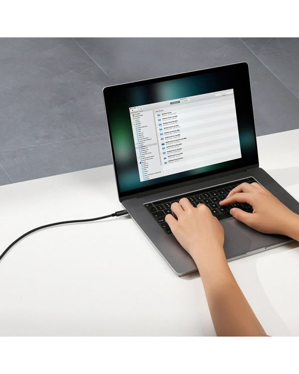 Дополнительное изображение книги «Baseus CAWJ040101 Tungsten Gold Fast Charging Data Cable USB-C - USB-C 240W 2m Black»