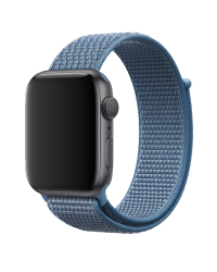 Ремешок для часов Fusion из мягкого силикона для Apple Watch Series 1-4 (38-40 мм) синий
