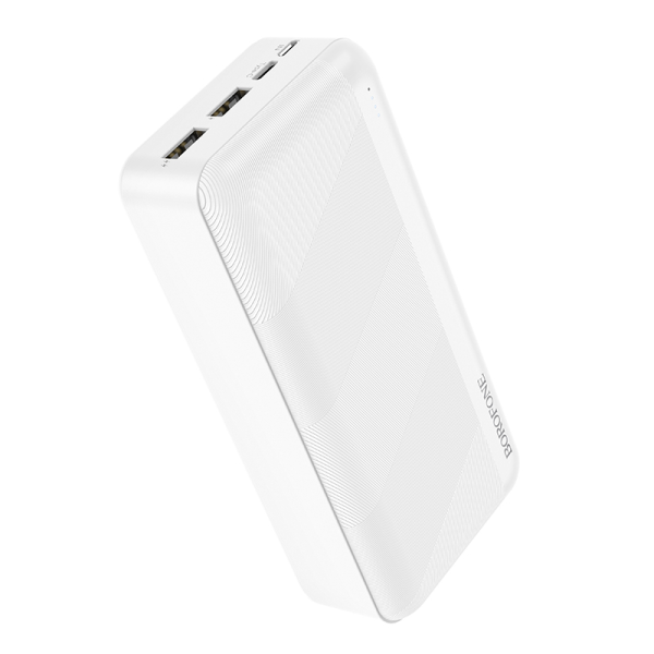 Borofone Power Bank 30000mAh BJ27B Pindar - 2xUSB - white Borofone Power Bank 30000mAh BJ27B Pindar - 2xUSB - white