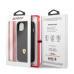 Обложка книги «FEHCP13SRGOK Ferrari Leather with Curved Line Hard Case for iPhone 13 Mini Black»