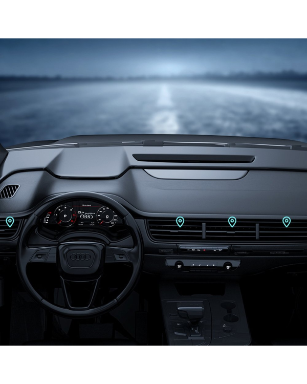 Автомобильный держатель Joyroom JR-ZS291 с беспроводной зарядкой / 15 Вт / MagSafe серебристого цвета