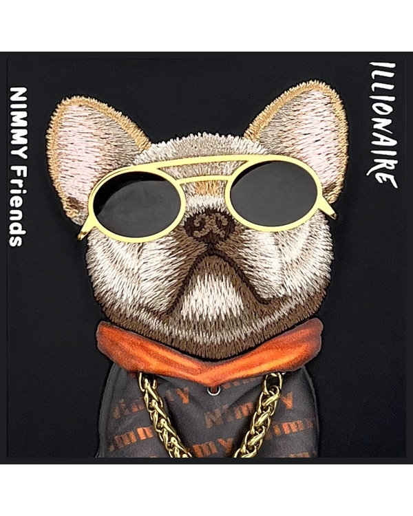 Nimmy iPhone 16 Pro Max 6.9" | черный | Glasses Cool Dog