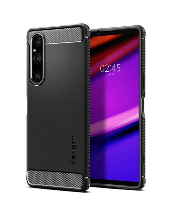Дополнительное изображение книги «Spigen Rugged Armor Sony Xperia 1 V czarny|black ACS06204»
