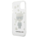 Karl Lagerfeld Ikonik Flower Case for iPhone 13 mini Transparent