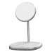 Baseus Swan MagSafe Magnetic Stand with Wireless Charger for iPhone 12 (white)