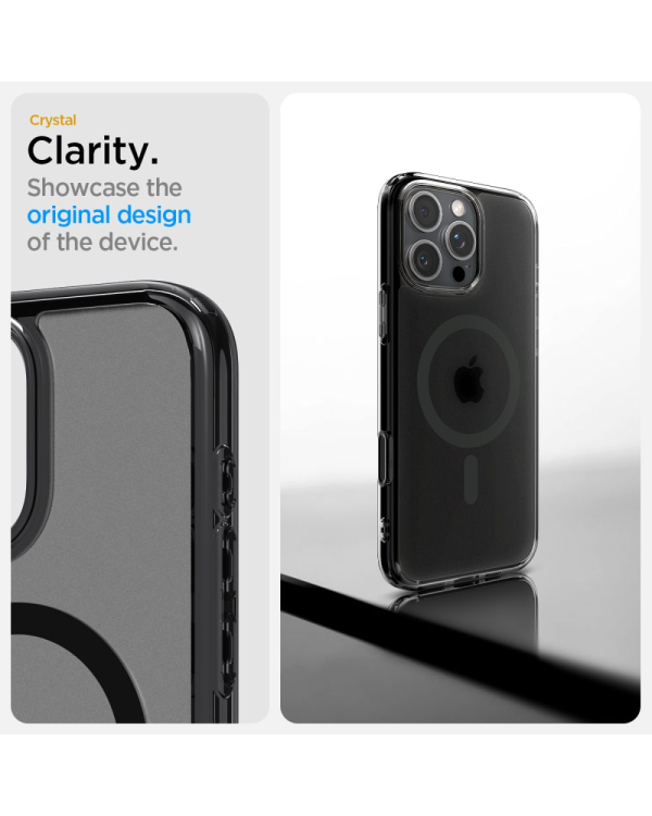 Дополнительное изображение книги «SPIGEN ULTRA HYBRID "T" MAGSAFE IPHONE 16 PRO MAX FROST BLACK»