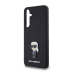 Чехол Karl Lagerfeld Fixed Glitter Metal Ikonik для Samsung Galaxy A55 5G черный
