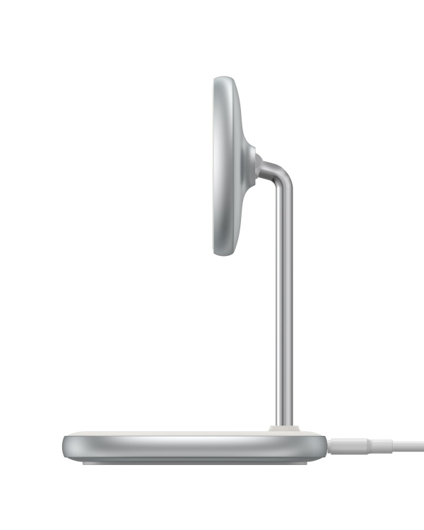 Baseus Swan MagSafe Magnetic Stand with Wireless Charger for iPhone 12 (white)