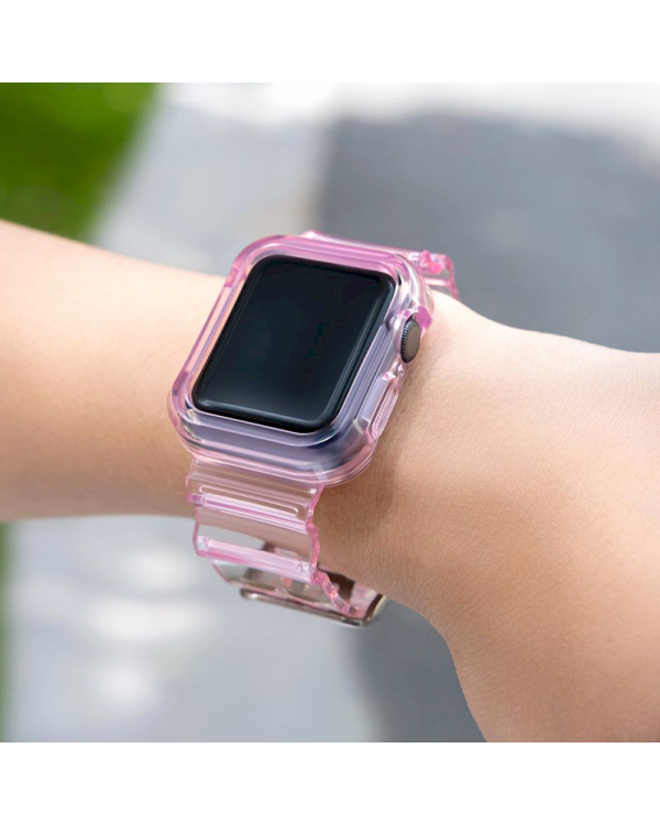 Fusion Light Set силиконовый ремешок для Apple Watch 38mm / 40mm / 41мм красный