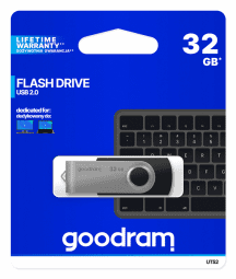 Обложка книги «Goodram pendrive 32GB USB 2.0 Twister black»