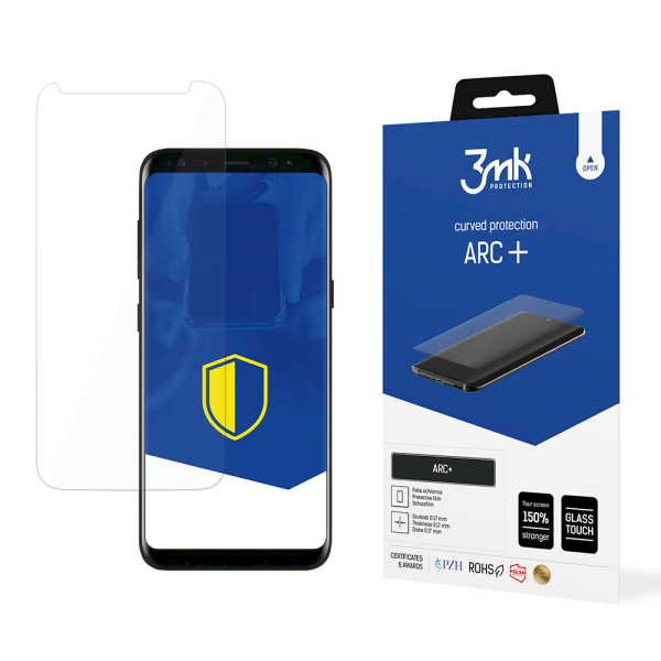 Обложка книги «Samsung Galaxy S8 - 3mk ARC+ screen protector»