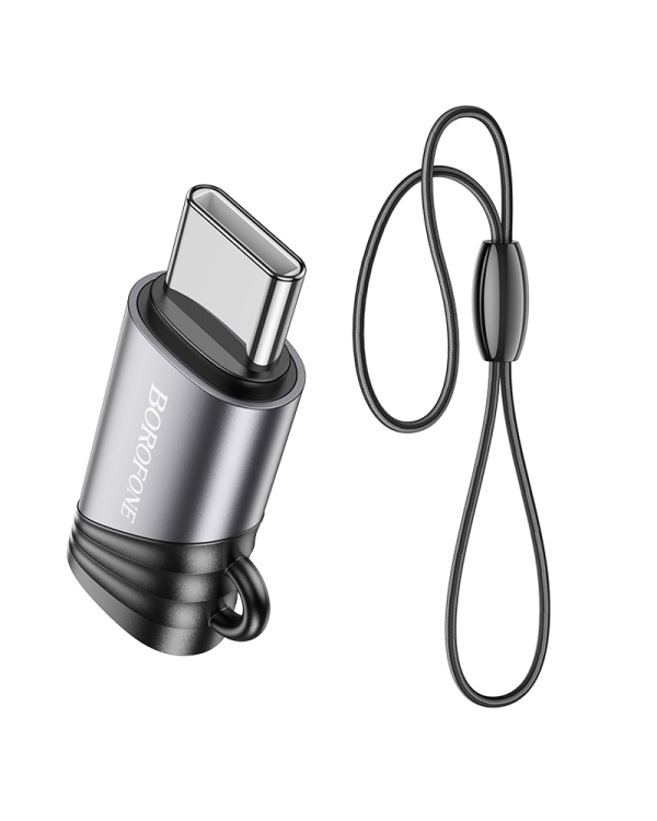 Дополнительное изображение книги «Borofone Adapter BV20 - Lightning female to Type C male - black»