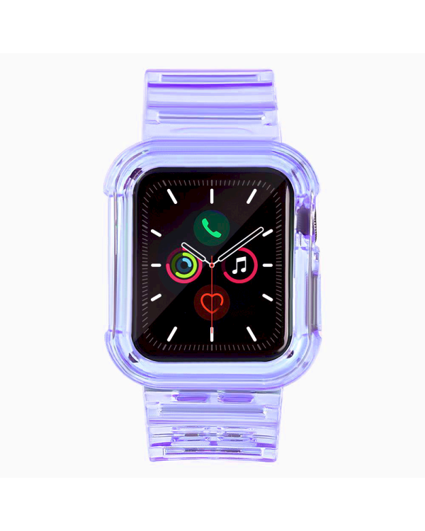 Fusion Light Set силиконовый ремешок для Apple Watch 38mm / 40mm / 41мм фиолетовый