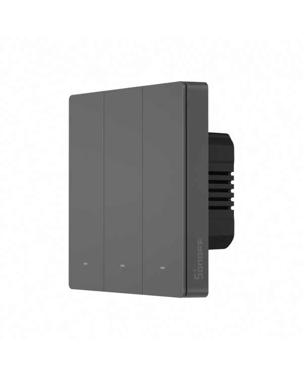 Дополнительное изображение книги «Sonoff Smart 3 Channel WiFi Wall Switch Black (M5-3C-86)»
