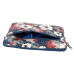 Wonder Sleeve Laptop 17 inches blue and camellias
