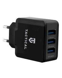 Tactical LZ-043 3xUSB-A 3.1A Travel Charger Black