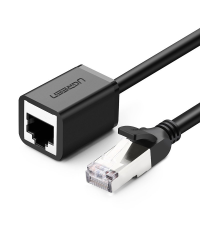 Удлинительный кабель Ugreen Ethernet RJ45 Cat 6 FTP 1000Mbps 2m Black (NW112 11281)